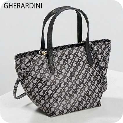 ゲラルディーニ トートバッグ レディース ブランド GHERARDINI Italy GHB0249 GRANI グレー/ブラック