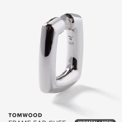トムウッド TOM WOOD FRAME EAR CUFF フレーム イヤーカフ 101538 イヤカフ レディース メンズ ユニセックス アクセサリー シルバー