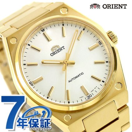 オリエント コンテンポラリー フルッソ 自動巻き 腕時計 ブランド メンズ ORIENT Contemporary RN-BB0201S アナログ ホワイト ゴールド 白