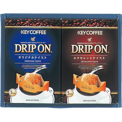 キーコーヒー ドリップオンコーヒーギフト [26-2924-073] CAG-10N ドリップコーヒー 珈琲 詰め合わせ 10袋 ドリップパック ドリップバッグ お菓子のお供 レギュラーコーヒー ギフト 内祝い 出産 結婚 お返し お礼 挨拶 プレゼント