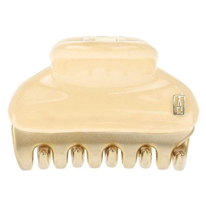 アレクサンドル ドゥ パリ ALEXANDRE DE PARIS クリップ ICC45-14339-02 IVOI1 PINCE VENDOME ヴァンドーム Sサイズ 髪留め レディース アイボリー系＋ゴールド