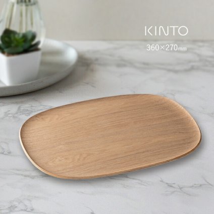 KINTO キントー UNITEA ノンスリップ トレイ 360×270mm ウィロー[お盆 天然木 おぼん トレー すべり止め 木製 おしゃれ 木目 ナチュラル 北欧 韓国 インテリア カフェ風 カフェ 来客 お茶] 即納