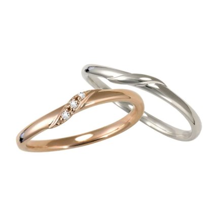 【刻印無料】ダイヤモンド ペアリング  Lovers&Ring K10 10金 ダイヤモンド シンプル 指輪 ペア リング 【LSR0655-PAIR】 お揃い レディース メンズ 誕生日プレゼント カップル お揃い 彼女 女性 彼氏 男性 普段使い ダイヤ おすすめ 誕生日 プレゼント 記念日 人気 ブランド バースデー ギフト 記念日 秋アクセ　秋ジュエリー ご褒美ジュエリー 彼女 ギフト 