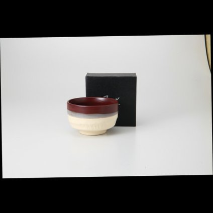 暖彩 赤白 抹茶碗 陶器 美濃焼 やきものの里から、暮らしを贈ります。　ギフト 食器 セット テーブルウェア