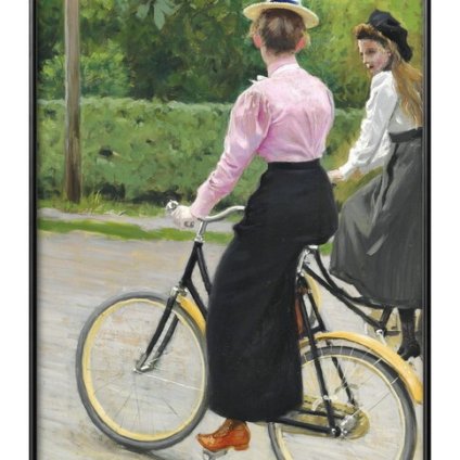 ポール フィッシャー On a Bike Ride one Summer Day A3 サイズ ポスター アート おしゃれ 絵画 インテリア 北欧 イラスト マット紙 艶消し アートパネル 額 フレーム デザイン 壁掛け ギフト 新築祝い ディスプレイ 引越し祝い　新生活　空間デザイン 