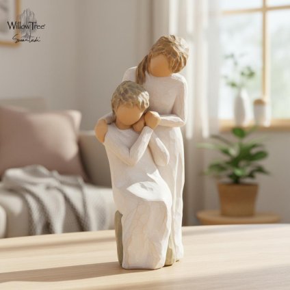 ウィローツリー 彫像 Loving My Mother - 大好きなお母さん 16.5cm 2人組 親子 | おしゃれ 置物 彫刻 人形 インテリア スーザン･ローディ 正規輸入品