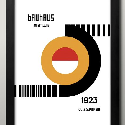 日本製 バウハウス BAUHAUS ミッドセンチュリー A3 サイズ ポスター アート おしゃれ 絵画 インテリア 北欧 イラスト マット紙 艶消し アートパネル 額 フレーム デザイン 壁掛け ギフト 新築祝い ディスプレイ  速達 送料無料