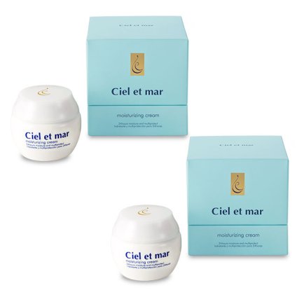 シエル・エ・メール モイスチュアライジングクリーム お得な2個セット 50gx2  |  Ciel et mar  デイクリーム 美容グッズ コスメ化粧品 誕生日 クリスマス ホワイトデー 結婚記念日 ウエディングギフト 母の日 送別会 バレンタインデー 女性 彼女 妻奥さん 母お母さん 女友達