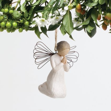 オーナメント Angel of Prayer - 祈りの天使 7.6cm | おしゃれ 置物 彫刻 人形 インテリア スーザン･ローディ 正規輸入品