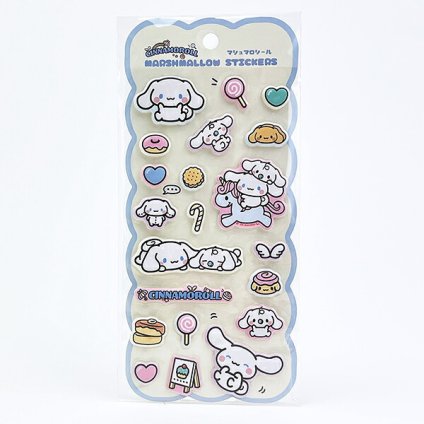 サンリオ シナモロール マシュマロシール (大好き) 文具 シナモン Sanrio