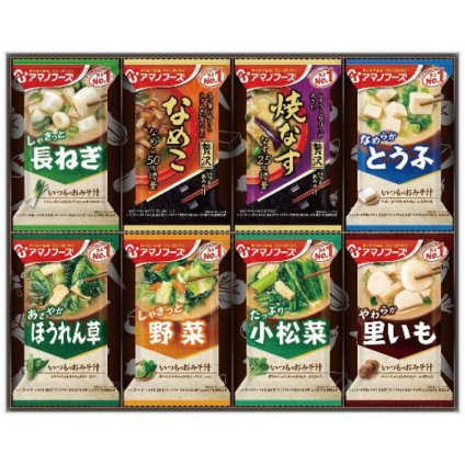 【ギフト対応無料】アマノフーズ おみそ汁お楽しみギフト 200M (200M) ※送料無料(北海道・沖縄は除く)