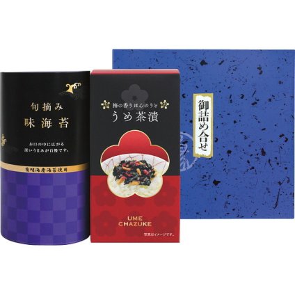 味海苔＆茶漬詰合せ [26-7616-016] LJD-10 有明海産味海苔 うめ茶漬 詰め合わせ セット ギフト 出産内祝い 結婚内祝い お返し 内祝い
