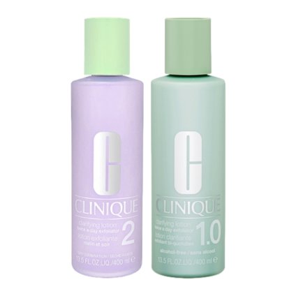 クリニーク クラリファイング ローション2点セット/  ローション 1.0  ＋ ローション2 各400ml    |  CLINIQUE  化粧水 美容グッズ コスメ化粧品 誕生日 クリスマス ホワイトデー 結婚記念日 ウエディングギフト 母の日 送別会 バレンタインデー 女性 彼女 妻奥さん 母お母さ