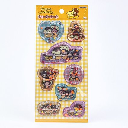 サンリオ ポムポムプリン ×モンチッチ ウォーターシール(M) 文具