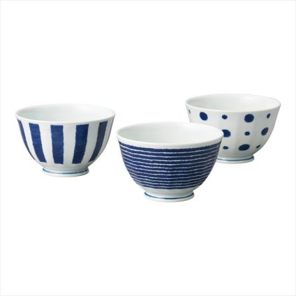 波佐見焼 藍玉 軽量お好み丼トリオ 53017  内祝 内祝い お祝 御祝 記念品 出産内祝い プレゼント 快気祝い 粗供養 引出物