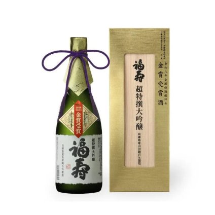 【お取り寄せ品】福寿 超特撰 大吟醸  720ml/日本酒/専用ギフトボックス入り /ノーベル賞/福壽/灘/酒心館 父の日/晩餐会
