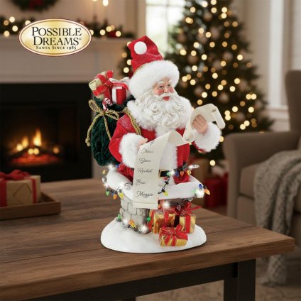 Must Be Santa 30cm | サンタ サンタクロース 人形 置物 フィギュア クリスマス ホリデー Possible Dreams 正規輸入品