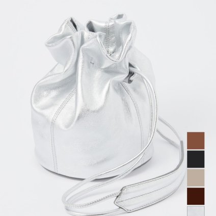 ジェイアンドエムデヴィッドソン J&M DAVIDSON LMBK 0XX NPXX ショルダーバッグ レディース バッグ ミニ ヌーベ バスケット ハンドバッグ レザー 巾着 2way 鞄 プレゼント ギフト シンプル MINI NUBE BUCKET 全5色