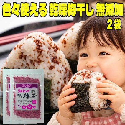 敬老の日 色々使える 無添加 紀州産乾燥梅干し 38g×2袋 送料無料 干し梅 国産 フリーズドライ うめぼし 乾燥 梅干 梅 ふりかけ ご飯のお供 おにぎり 塩分補給 熱中症対策 常温保存 疲労回復 食品 食欲増進 自然食品 長期保存 保存食 お試し