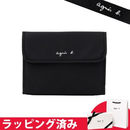 アニエスベー 母子手帳ケース ロゴ 大容量 出産祝い ギフト agnesb.ENFANT アンファン