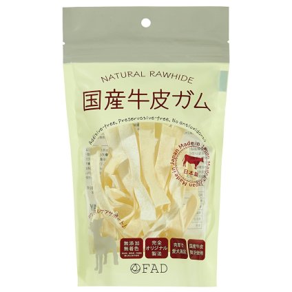 ファッド FAD 国産牛皮ガム ストリップ 約50g 犬 おやつ ガム 無添加 デンタル