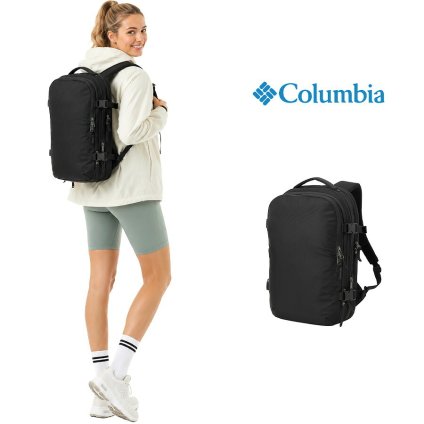 Columbia リュック 大容量 Tyger Brook バックパック 18L+ リュックサック 普段使い 使いやすい レディース メンズ ギフト プレゼント ブラック pu7263