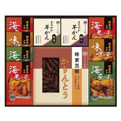 【ギフト対応無料】かりんとう・あられ・羊かん詰合せ (KA-30) [お中元][お歳暮] ※送料無料(北海道・沖縄は除く)