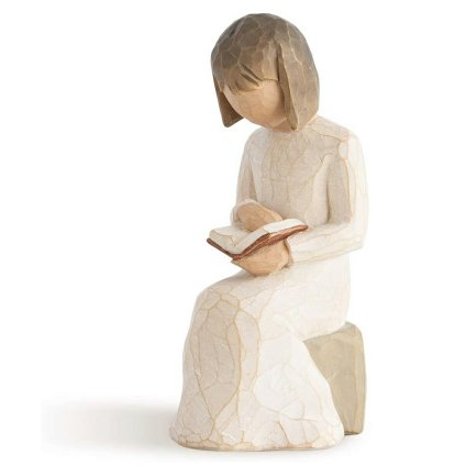 ウィローツリー Willow Tree 置物 人形 フィギュア 26122 学びへの生涯の愛 Wisdom ウィズダム 学び 知 メッセージング・プレゼント