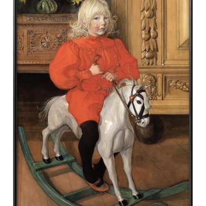 カール ラーション Portrait of Casimir Laurin A3 サイズ ポスター アート おしゃれ 絵画 インテリア 北欧 イラスト マット紙 艶消し アートパネル 額 フレーム デザイン 壁掛け ギフト 新築祝い ディスプレイ 引越し祝い　新生活　空間デザイン 