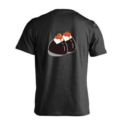 卓球 Tシャツ 半袖 メンズ ウェア レディース 練習着 ジュニア ドライ おもしろ tシャツ 速乾 名入れ スポーツ 女子 男子 チーム おしゃれ 文字入れ 「ピンポンボール on おにぎり」 アートワークスコウベ 【送料無料】