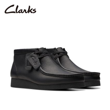 Clarks クラークス ワラビー エヴォ ブーツ メンズ ワラビーブーツ レザー 本革 靴 WallabeeEVO BT 26179710 黒 ブラックレザー