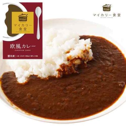 マイカリー食堂 松屋フーズ 欧風カレー 10食セット 冷凍 レトルト 本格 専門店仕立て 濃厚 旨み コク デミグラス 牛肉 野菜 家庭用 ストック 簡単調理 常備食 詰め合わせ ギフト プレゼント