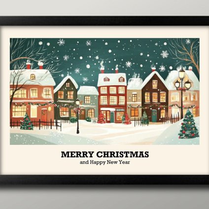日本製 メリー クリスマス Xmas Christmas サンタクロース ビンテージイラスト A3 サイズ ポスター アート おしゃれ 絵画 インテリア 北欧 イラスト マット紙 艶消し アートパネル 額 フレーム デザイン 壁掛け ギフト 新築祝い ディスプレイ  速達 送料無料