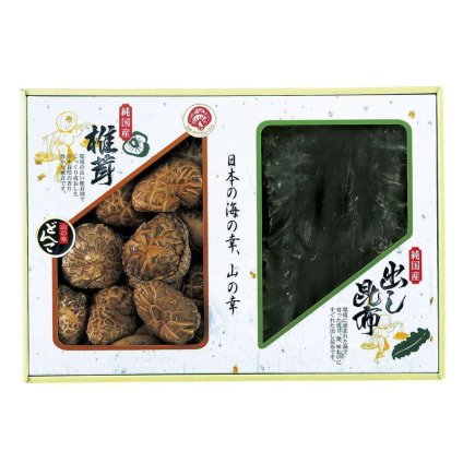 【ギフト対応無料】お歳暮・冬ギフト 国内産 原木どんこ椎茸・昆布詰合せ (TSK-50N4) ※送料無料(北海道・沖縄は除く)