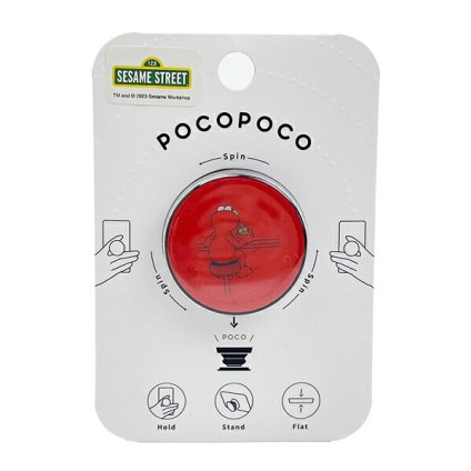 セサミストリート エルモ POCOPOCO スマホグリップ スマホ用品