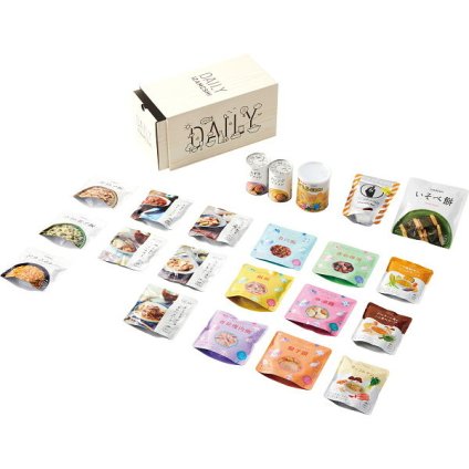 ＩＺＡＭＥＳＨＩ ＤＡＩＬＹ ＩＺＡＭＥＳＨＩ ２ デイリーイザメシ [26-0484-025] ６５２８２４ 保存食 備蓄食 非常食セット 防災食 ごはん おかず スープ おかゆ スイーツ 長期保存 ローリングストック 贈り物 プレゼント ギフト