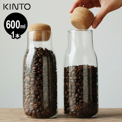 KINTO キントー BOTTLIT ボトリット キャニスター 600ml 27682／245140[ガラス おしゃれ 密閉 スパイス 保存 ボトリット 調味料入れ 保存容器 保存瓶 耐熱ガラス 電子レンジ ボトル ブランド かわいい 耐熱 スパイスボトル] 即納