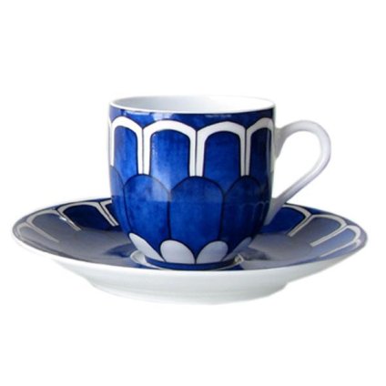 【単品販売】 エルメス 食器 HERMES ブルーダイユール 030017P コーヒーカップ＆ソーサー 一客 100ml 洋食器 30017P 誕生日 還暦祝い 結婚祝い 結婚式 バレンタイン 高級 ホワイトデー 父の日 母の日【スペシャルラッピング660円(別売り)】 即日発送