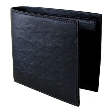 ポールスミス 財布 PS by Paul Smith 二つ折り財布 メンズ ブラック ペイズリー ASXD 4833 W815 1 Made in ITALY 【スペシャルラッピング660円(別売り)】 誕生日 お中元 結婚祝い 結婚式 彼氏 息子 夫 男性 財布 バレンタイン 高級 ホワイトデー 父の日 母の日 即日発送