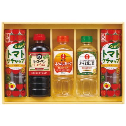 【送料無料・包装無料・のし無料】丸康 キッコーマン&調味料バラエティセット KSM-30A(B4) /ギフト お歳暮 入学祝い 卒業祝い 就職祝い 結婚祝い 誕生日 出産祝い 引越祝い 香典返し 新盆 初盆 御礼 内祝い 快気祝い ご挨拶 志 法事