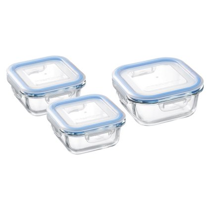 レッシュ 耐熱ガラス容器3Pセット  ／保存容器・キャニスター 保存容器・調味料入れ キッチン用品 敬老の日 プレゼント ギフト お彼岸 お供え 秋 2026 送料無料 ギフト プレゼント プチギフト 内祝い 快気祝い 出産祝い 結婚祝い 引出物 新築祝い お返し