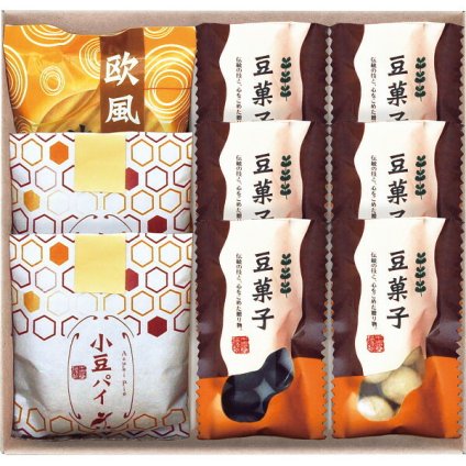 小豆パイ 欧風せんべい 和菓子詰合せ [26-7586-029] DW-20R パイ せんべい 豆菓子 和菓子 詰め合わせ スイーツ お菓子 個包装 贈り物 お祝い お返し 内祝い 出産 結婚 快気 プレゼント ギフト