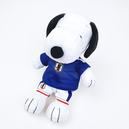 スヌーピー ぬいぐるみ サッカー日本代表ver SNOOPY 送料込み