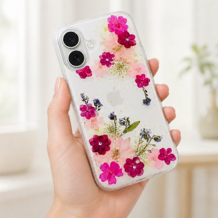 【ほぼ全機種対応スマホケース❁】押し花スマホケース NO.609（着日指定不可） 押し花＆レジン iPhone/Xperia/AQUOS/Galaxy他