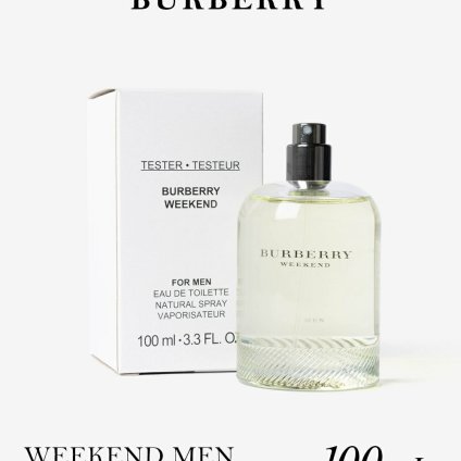 バーバリー BURBERRY WEEKEND MEN TESTER ウィークエンド フォーメン テスター オードトワレ 100mL メンズ フレグランス