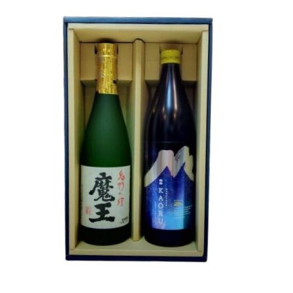 魔王 720ml 白岳KAORU 星空ボトル 900ml 飲み比べ 2本セット 芋焼酎 米焼酎 白玉醸造 高橋酒造 ギフト 包装・のし対応