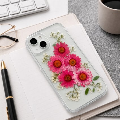 【ほぼ全機種対応スマホケース❁】押し花スマホケース NO.514（ピンクト）（着日指定不可） 押し花＆レジン iPhone/Xperia/AQUOS/Galaxy他