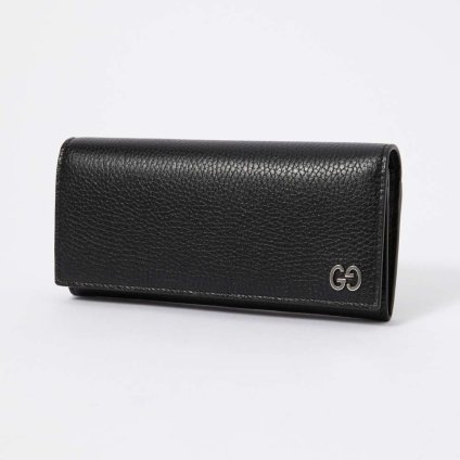 グッチ GUCCI 481727 A7M0N 長財布 メンズ レディース 財布 ドリアン レザー ロングウォレット ロゴ プレゼント ブランド おしゃれ ギフト お祝い 記念 DORIAN ブラック