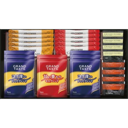 キーコーヒー カフェセレクション [26-7581-050] YE-302 コーヒー 珈琲 ドリップコーヒー スティック カフェオレ カフェモカ アソート 詰め合わせ プレゼント ギフト