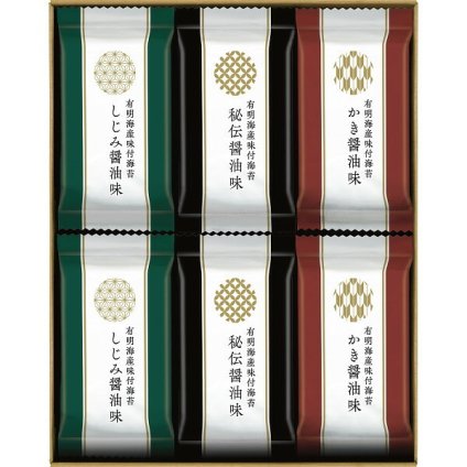 有明海産 味付海苔 詰め合わせ [26-7633-131] SKI-30 牡蠣醤油味 しじみ醤油味 味付け海苔 詰合せ 海苔ギフト 食べ比べ お中元 お歳暮 内祝い 出産内祝い 結婚内祝い お返し 快気祝い 香典返し 贈り物 プレゼント